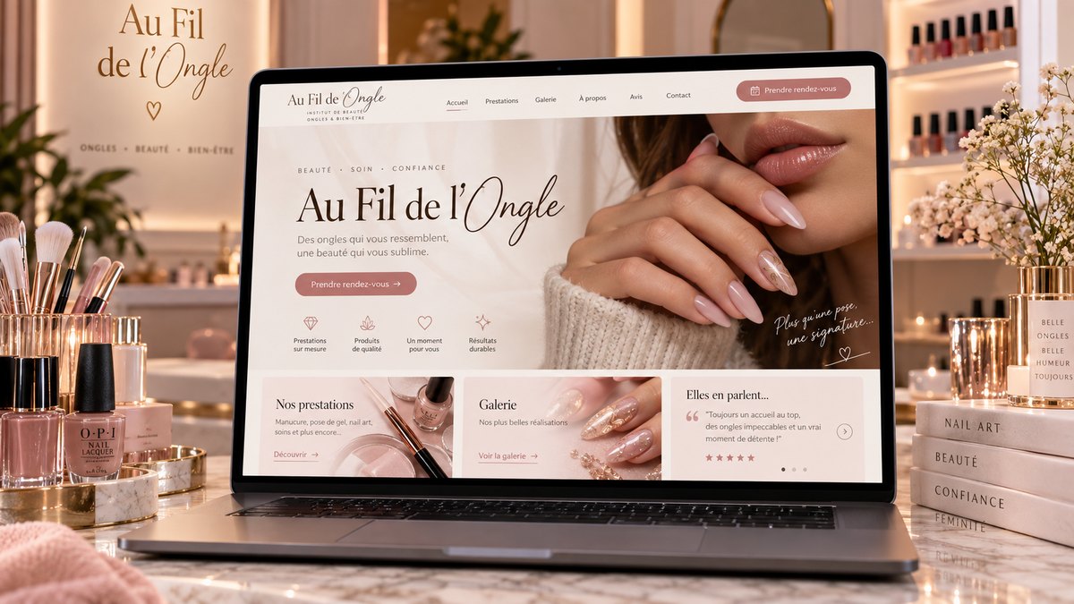 Aperçu visuel du projet Au Fil de l’Ongle